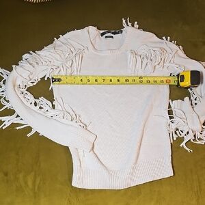 Lauren Ralph Lauren Cream Knit Sweater, 100% Cotton